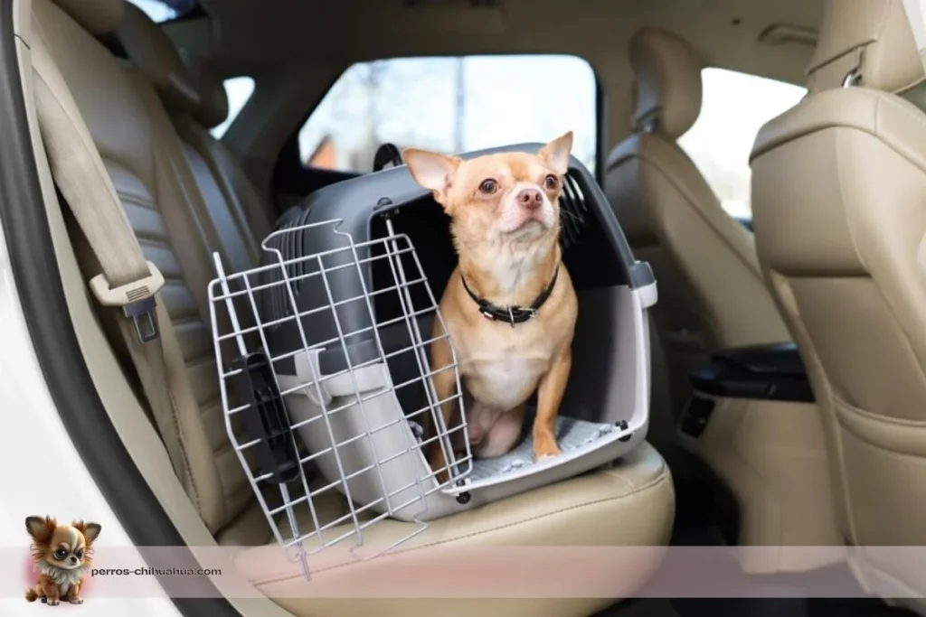 viajar con perros chihuahua en coche